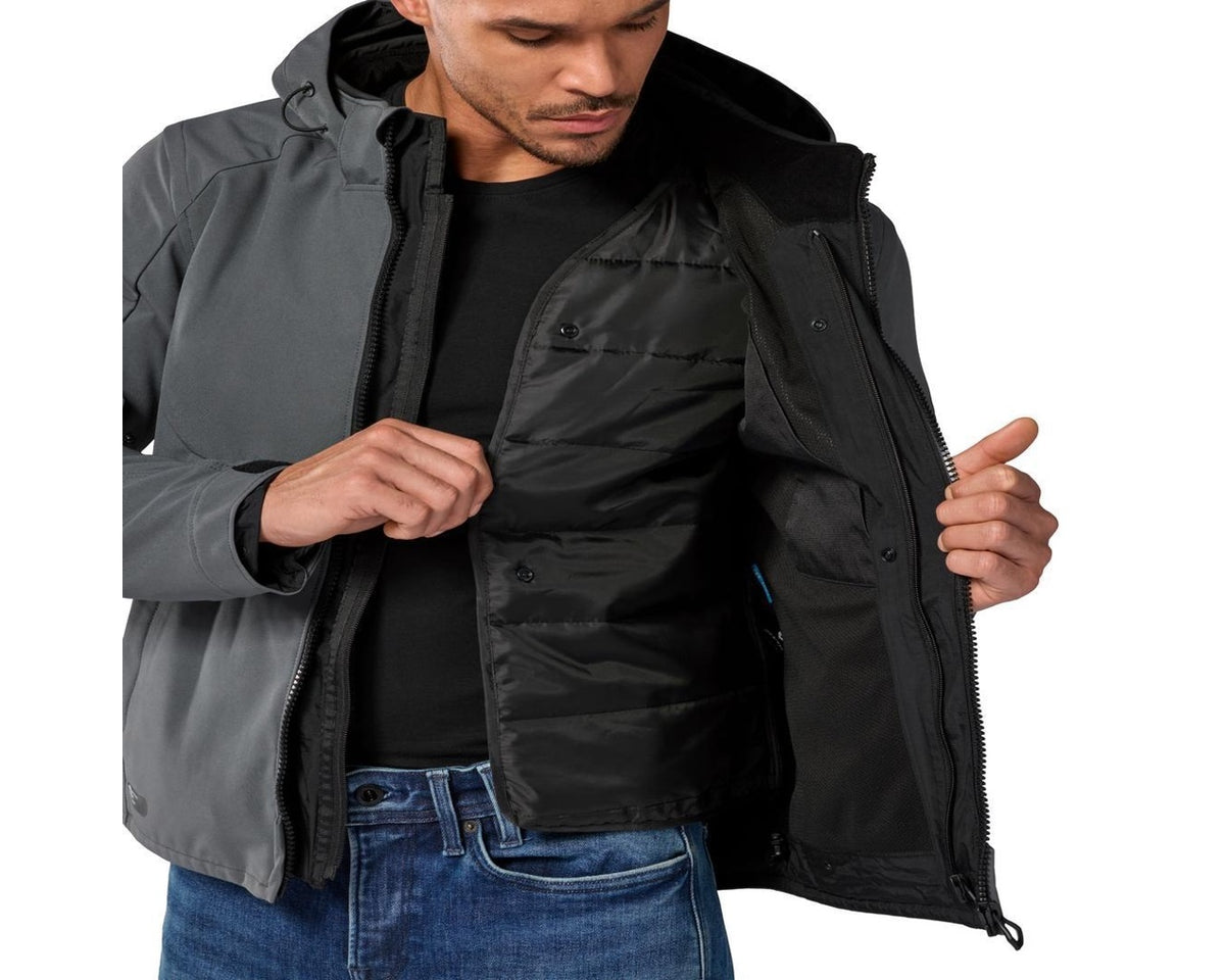 REV'IT! Afterburn 2 H2O Mens Motorcycle Jacket FJT443 Black 