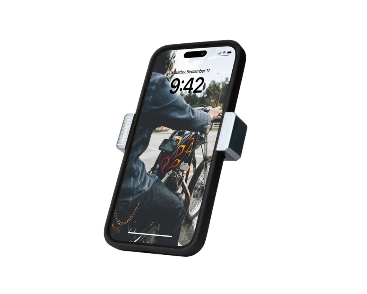 Freakmount  Billet Adjustable Motorcycle Magnetic Cell Phone Holder - BLUE