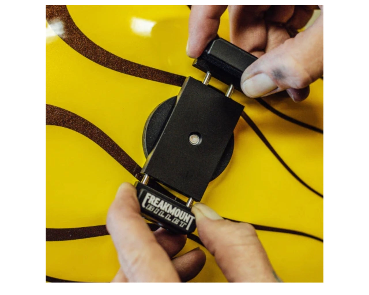 Freakmount  Billet Adjustable Motorcycle Magnetic Cell Phone Holder - BLUE