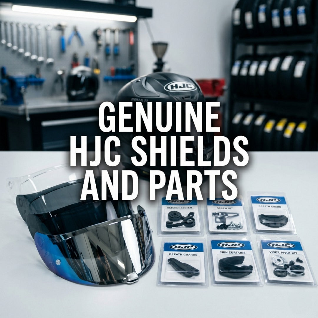 HJC Silver RST Chrome Mirror Face Shield C91 HJ-17