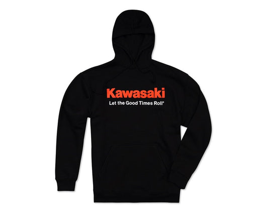Kawasaki Let The Good Times Roll Pullover Hoody Black 
