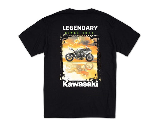 Kawasaki Ninja Mirror T-Shirt Black 