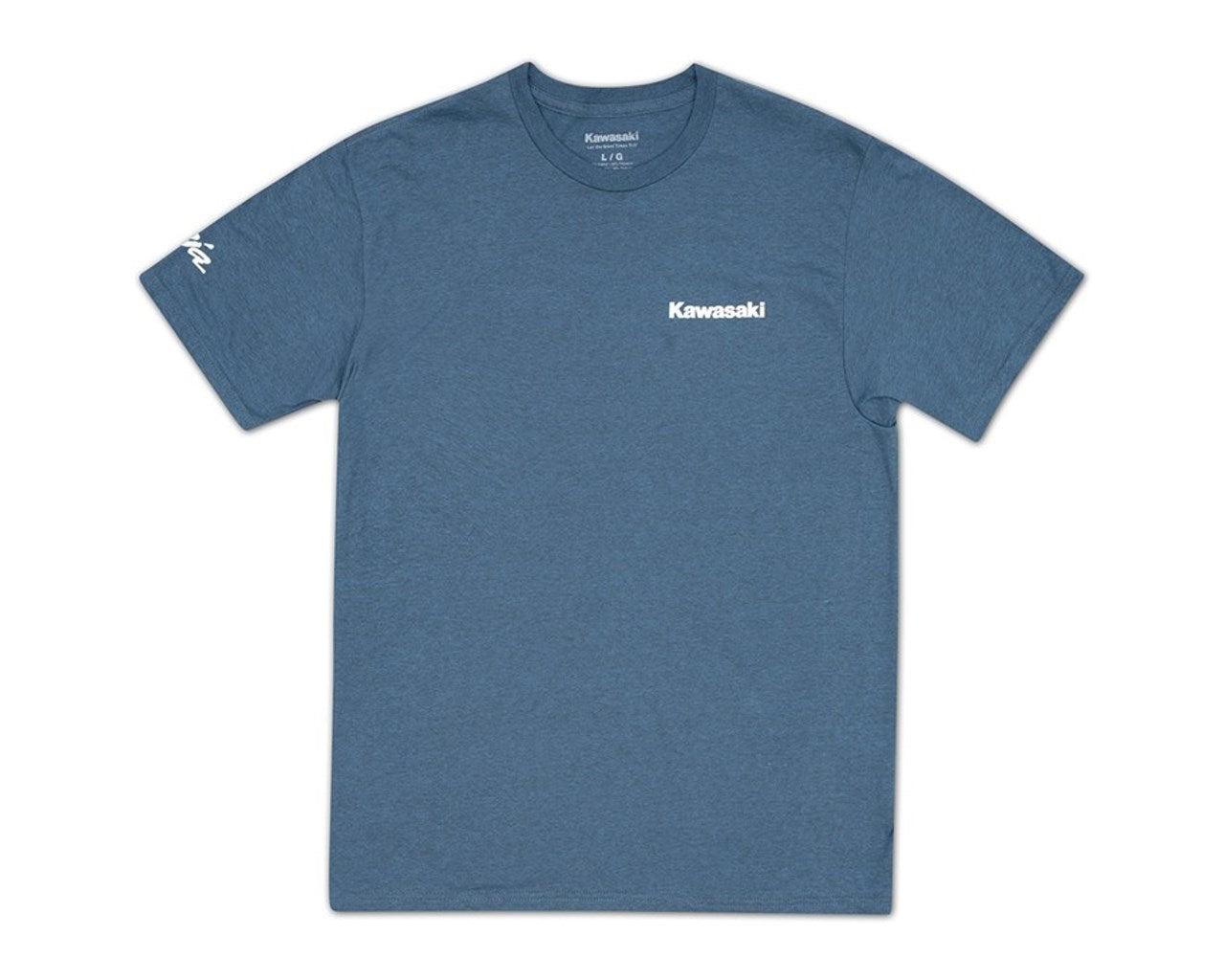 Kawasaki Ninja 40 Years T-Shirt Blue 