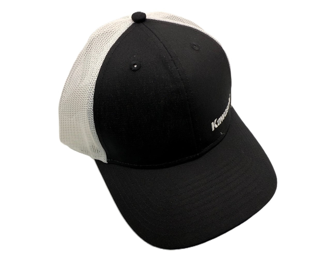 Kawasaki Truetimber Panda Baseball Cap Solid Black/White VER 2 K004-4129-BKNS-2