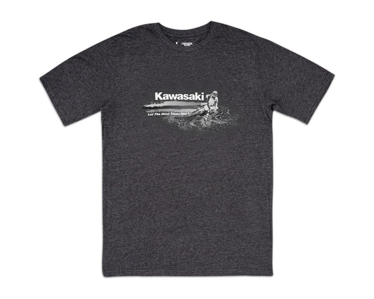 Kawasaki Mudd T-Shirt  KX Motocross Grey 