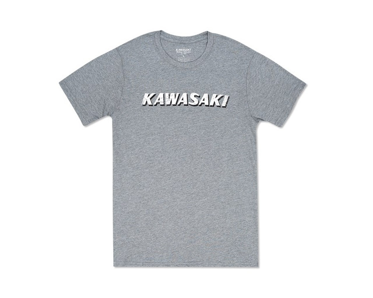 Kawasaki Old School Logo T-Shirt Grey 