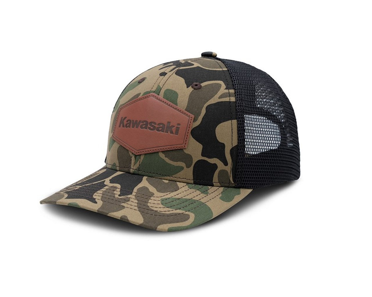 Kawasaki Forest Camo Baseball Hat  K005-4133-GNNS