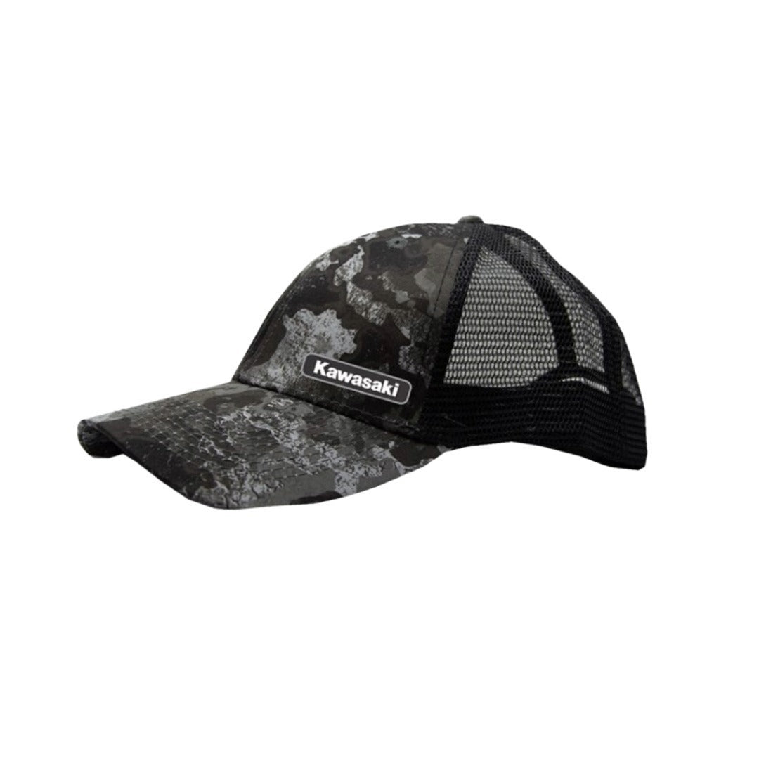 Kawasaki Midnight Patch Baseball Cap Black  K005-4150-BKNS