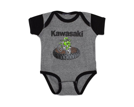Kawasaki Let The Good Times Roll Infant Baby Onzie Black 