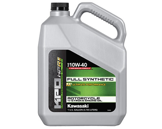 Kawasaki KPO Full Synthetic Motorcycle 4 Stroke Engine Oil Gallon 10W40 K61021-500-01G