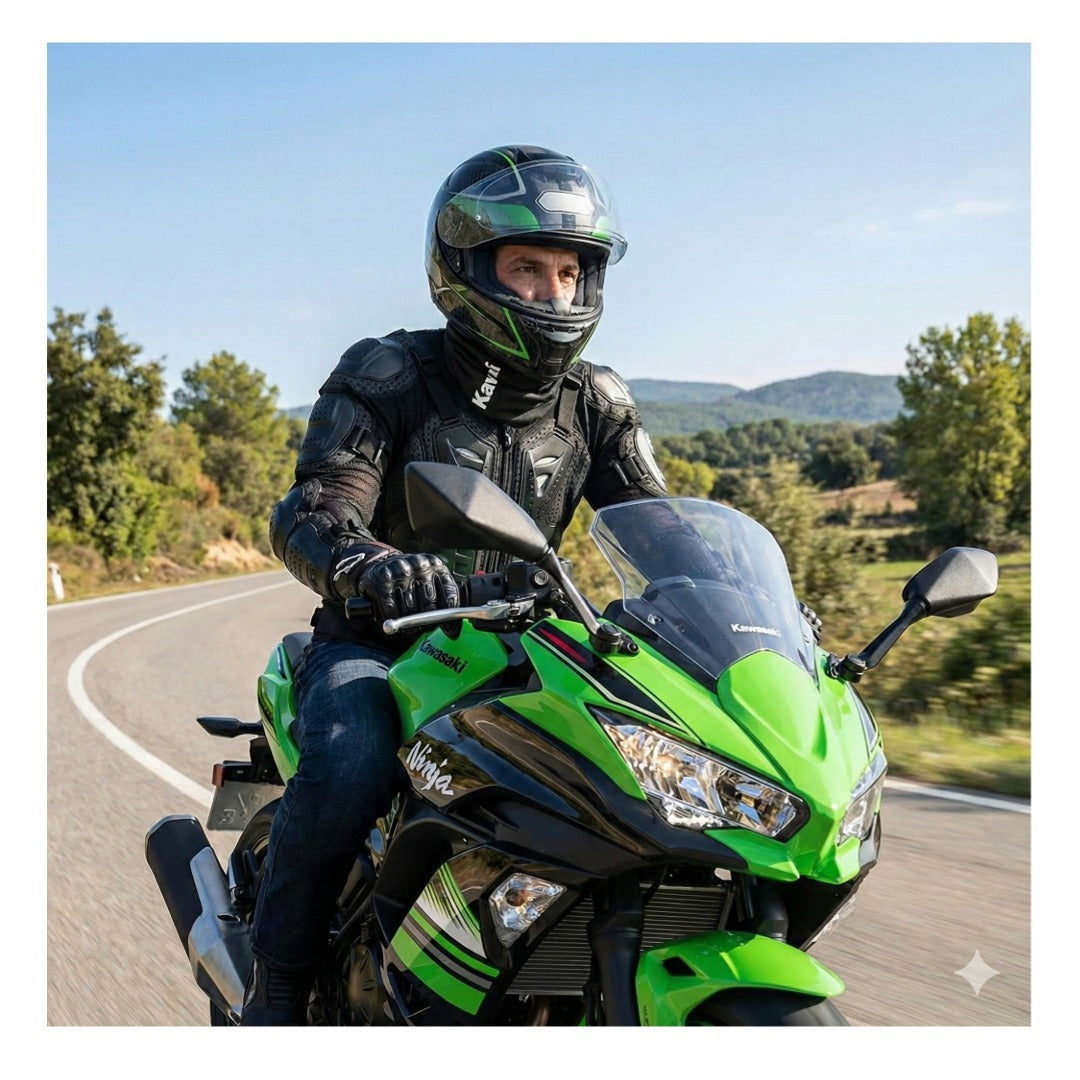 Kawasaki Neck Warmer Black KFG5-4153-BKNS