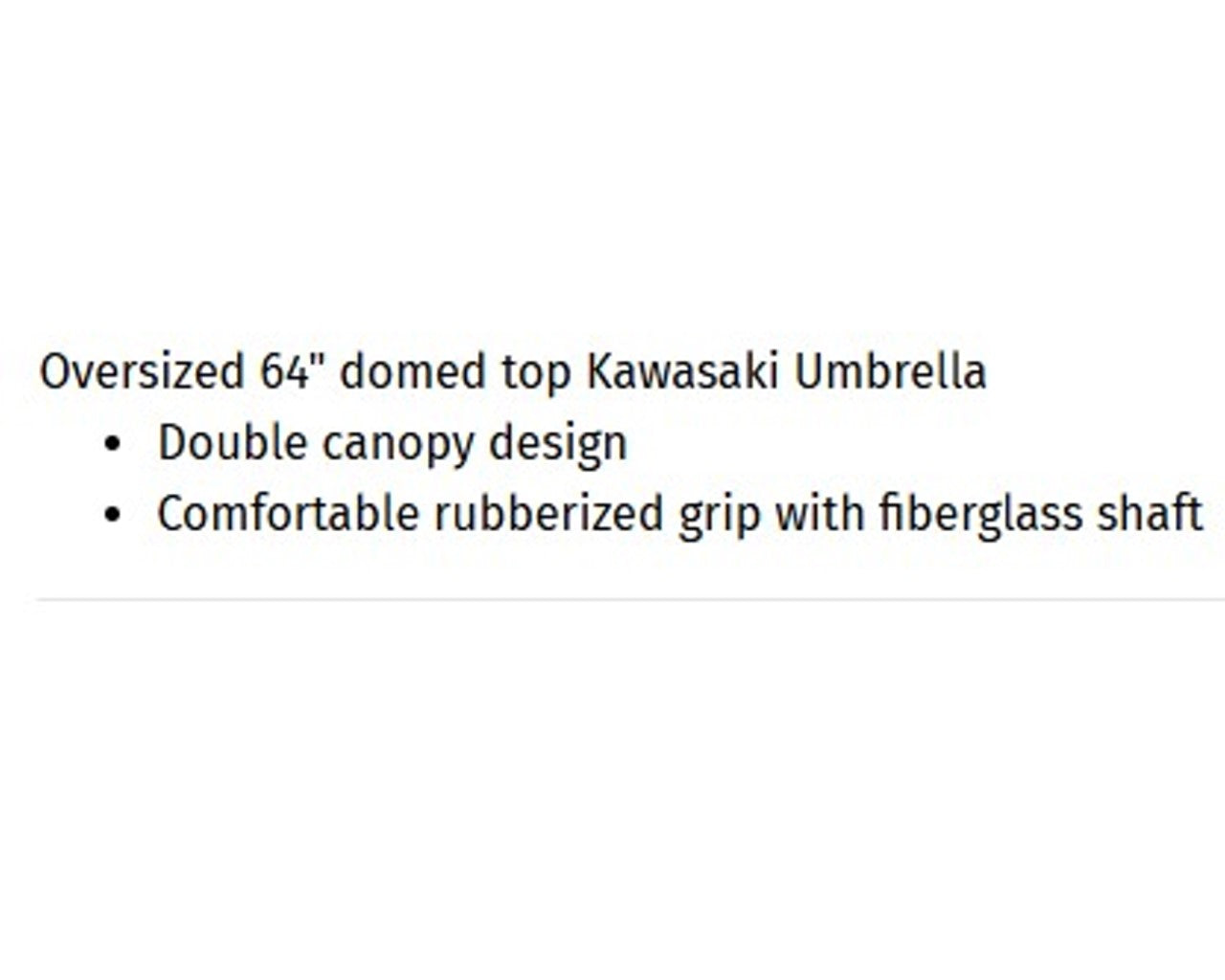 Kawasaki Oversize Racing Umbrella KFG6-9054-GNNS