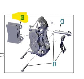 ZERO Motorcycles FRONT RADIAL BRAKE PAD SET SBS-SI-24HH (Special Order) 25-08151
