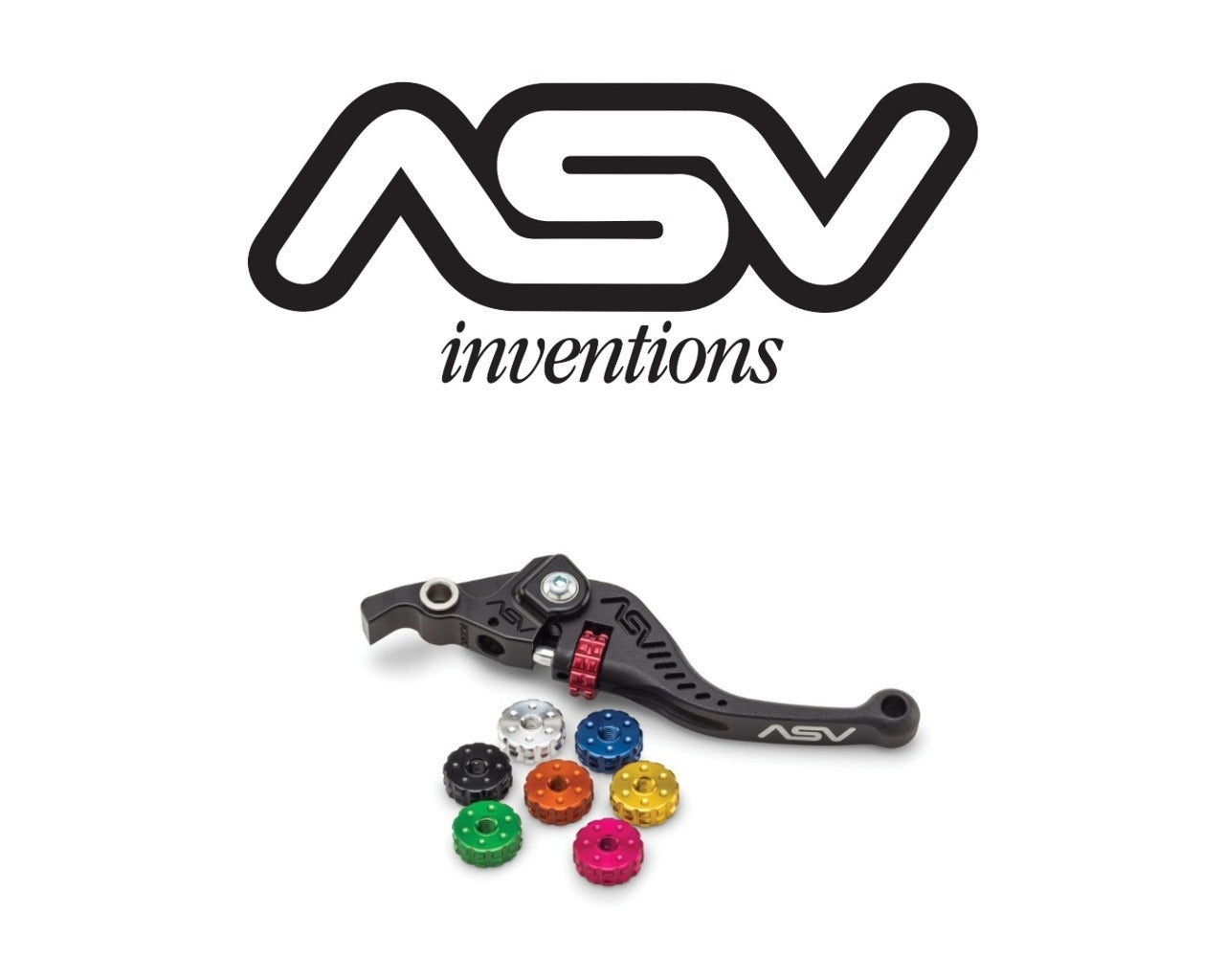 ASV Inventions Lever Thumb Adjust Wheel Set of 2 Blue WSR01-B