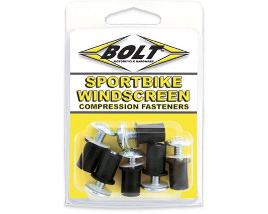 ProBoltUSA Sportbike Windshield Fastner Kit with Wellnuts  5mm bolts 020-00114