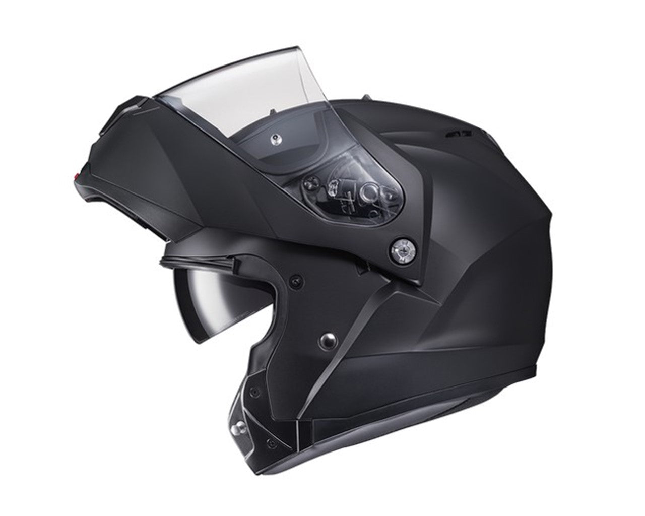 HJC C91 Modular Helmet with Inner Sun Shield - Flat Black / Hi-Viz MC-3HSF Taly 