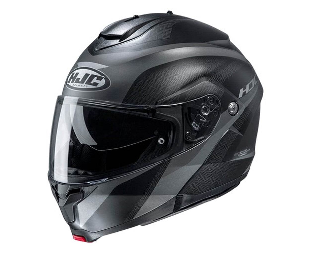 HJC C91 Modular Helmet with Inner Sun Shield - Flat Black / Grey MC-5SF Prod 