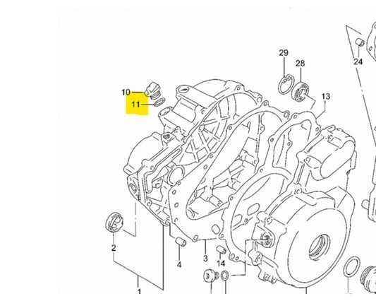 Suzuki Oil Cap Oring DRZ400 DR6560 DRZ350 09280-17003