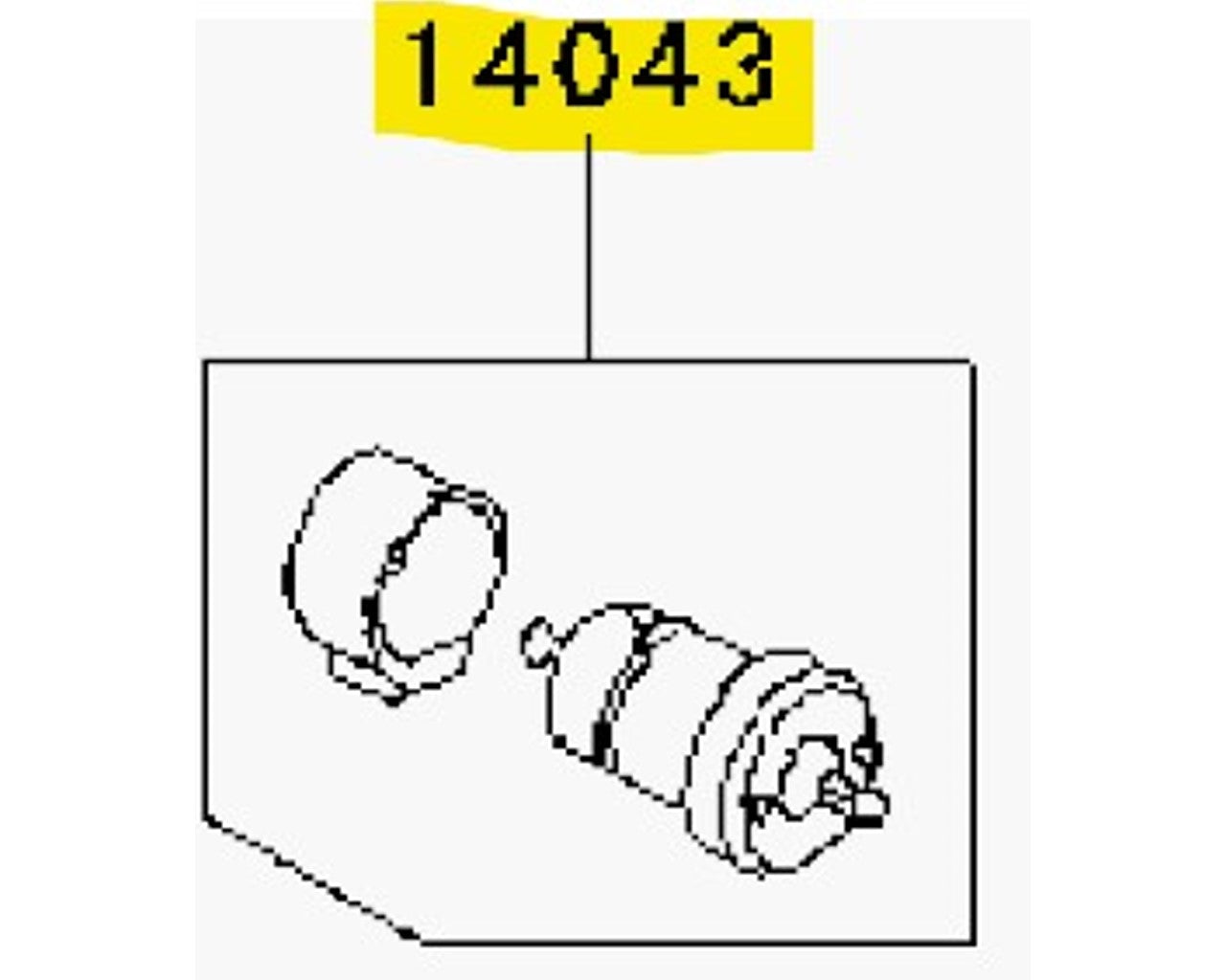 Kawasaki OEM Fuel Filter KFX50 KFX90 Brute Force 300 14043-Y002 – Koup ...