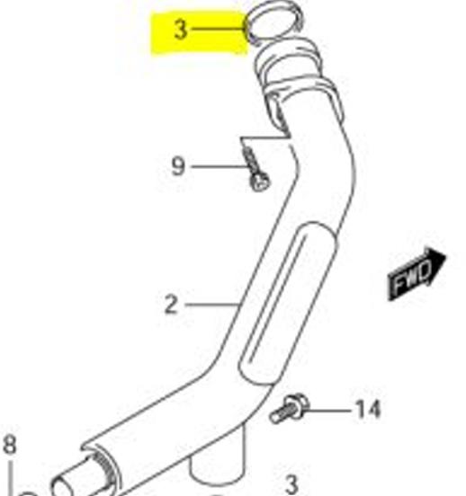 Suzuki OEM Replacement Exhaust Gasket 14181-10F00