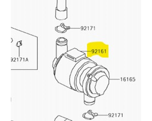 Kawasaki OEM Vacuum Switch Valve Seperator  Brute Force KVF300 16165-Y004