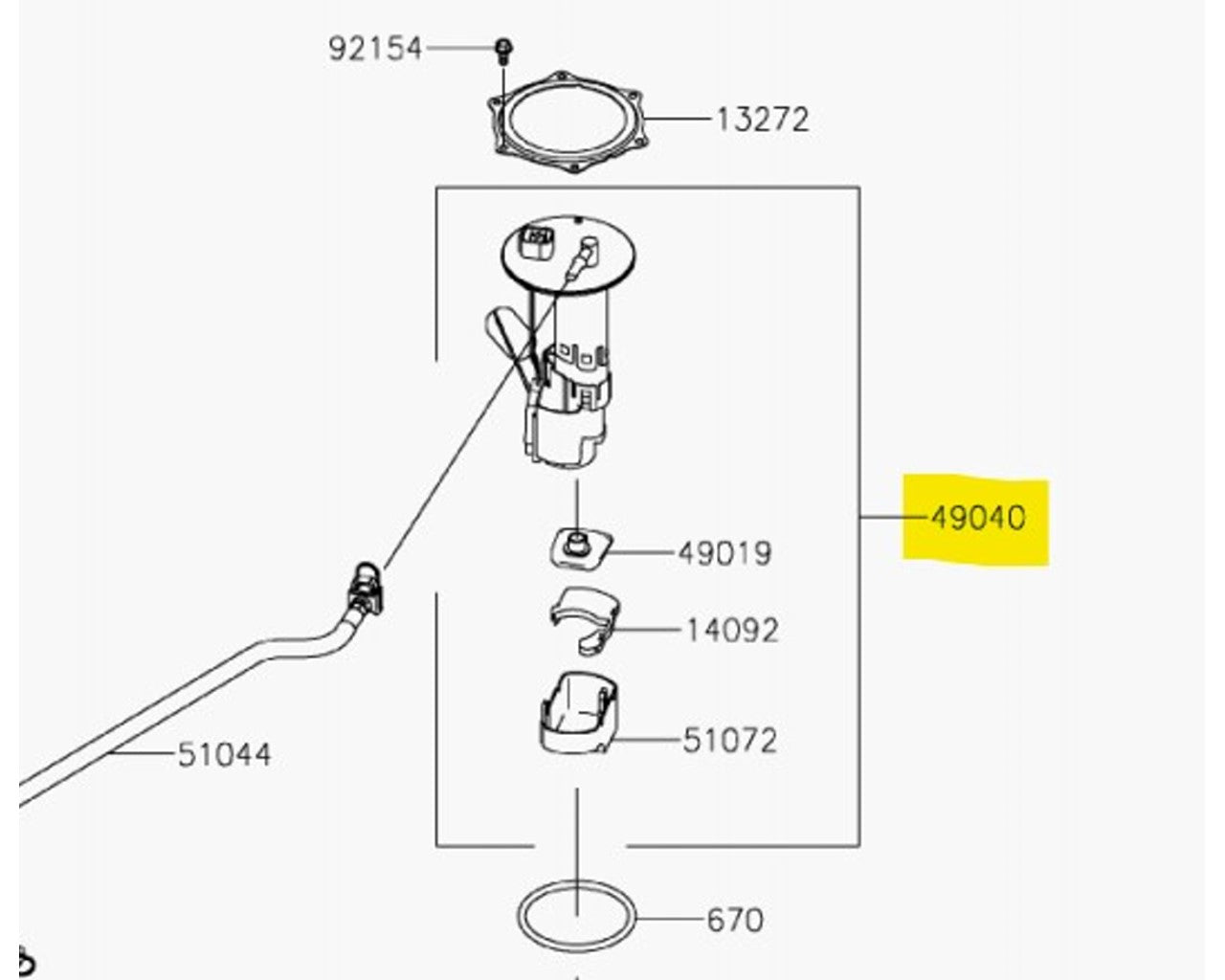 2009 KAWASAKI KRF750K9F TERYX 750 FI 4X4 LE Parts - Foto 10