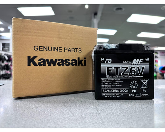 Kawasaki OEM Replacment Battery FTZ6V KLX300R 2020-2024 26012-0908