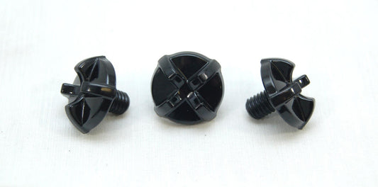 HJC CS-MX II Replacement Visor Bolts 3 Pack Black