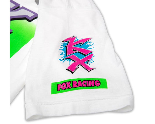Kawasaki 50th Anniversary 1990's Fox Racing Vintgae T-Shirt White 