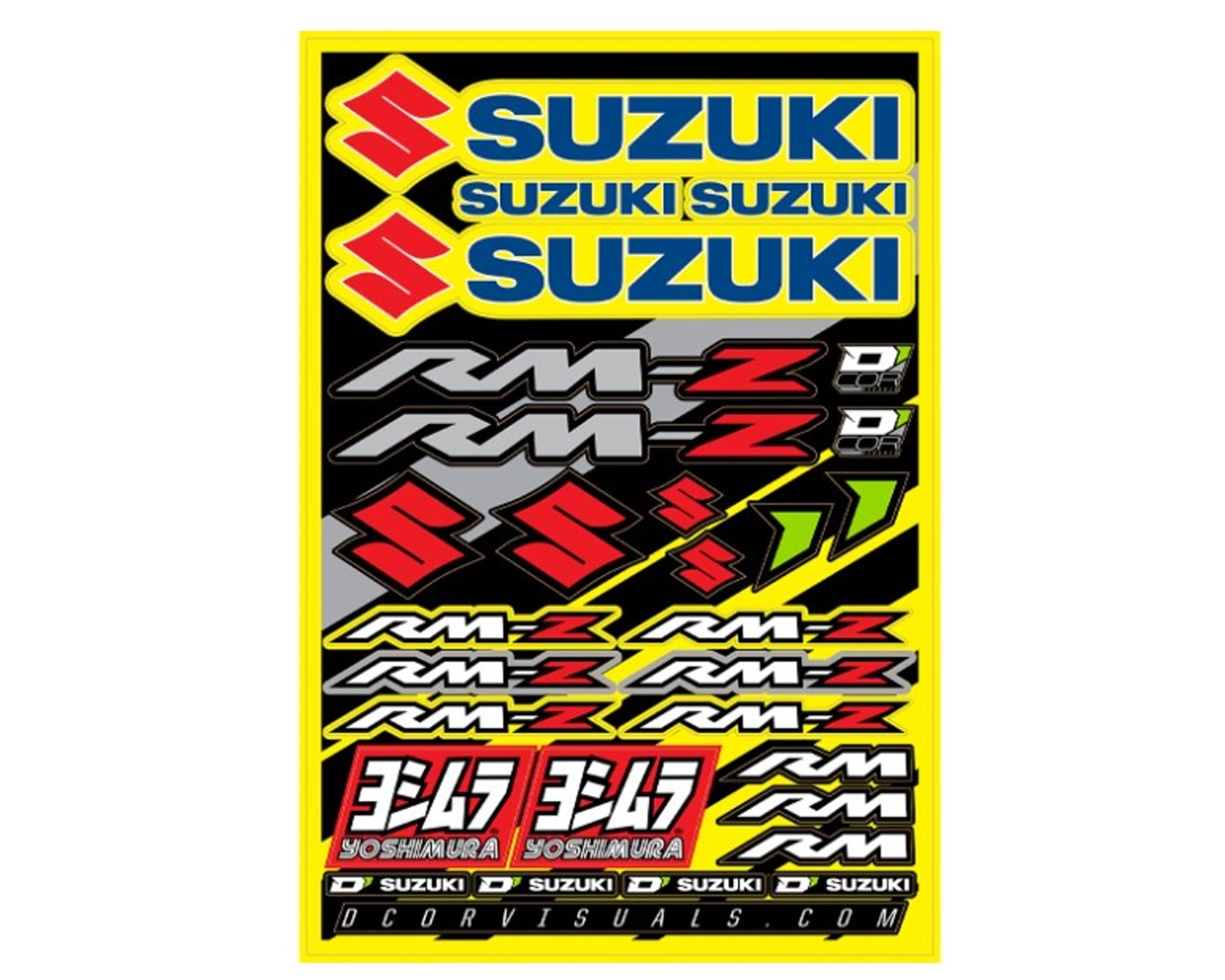 Suzuki RM-Z Decal Sheet Yoshimura RM 4320-2242