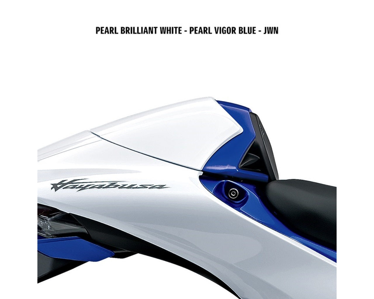 Suzuki Hayabusa Rear Seat Cowl White Blue 2023+ GSX1300R 45500-10800-JWN