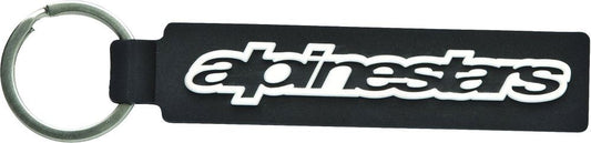 Alpinestars Logo Rubber Key Fob Key Chain Vital Black