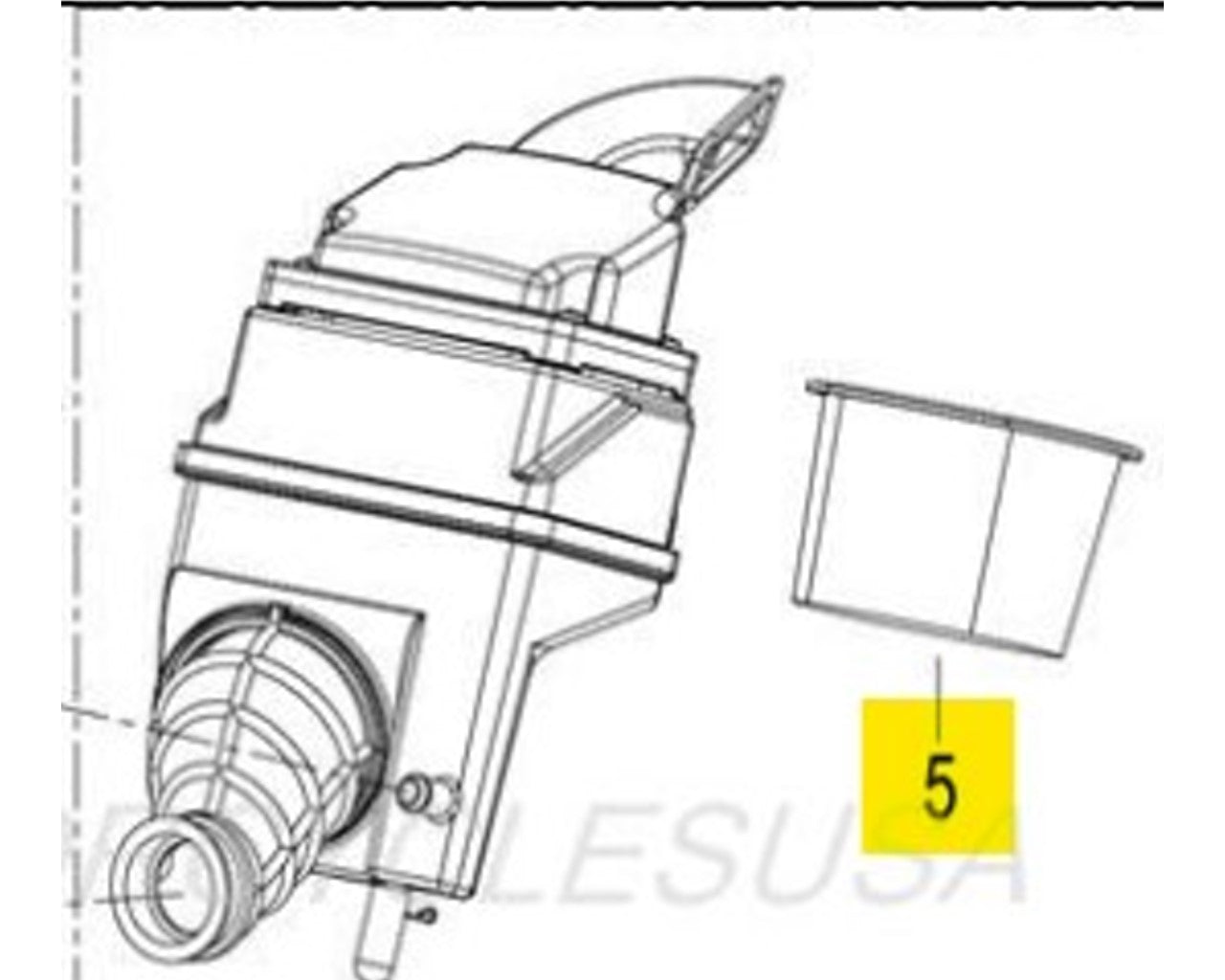 Benelli OEM Air Filter Element TNT135 2020+ 49202V020000