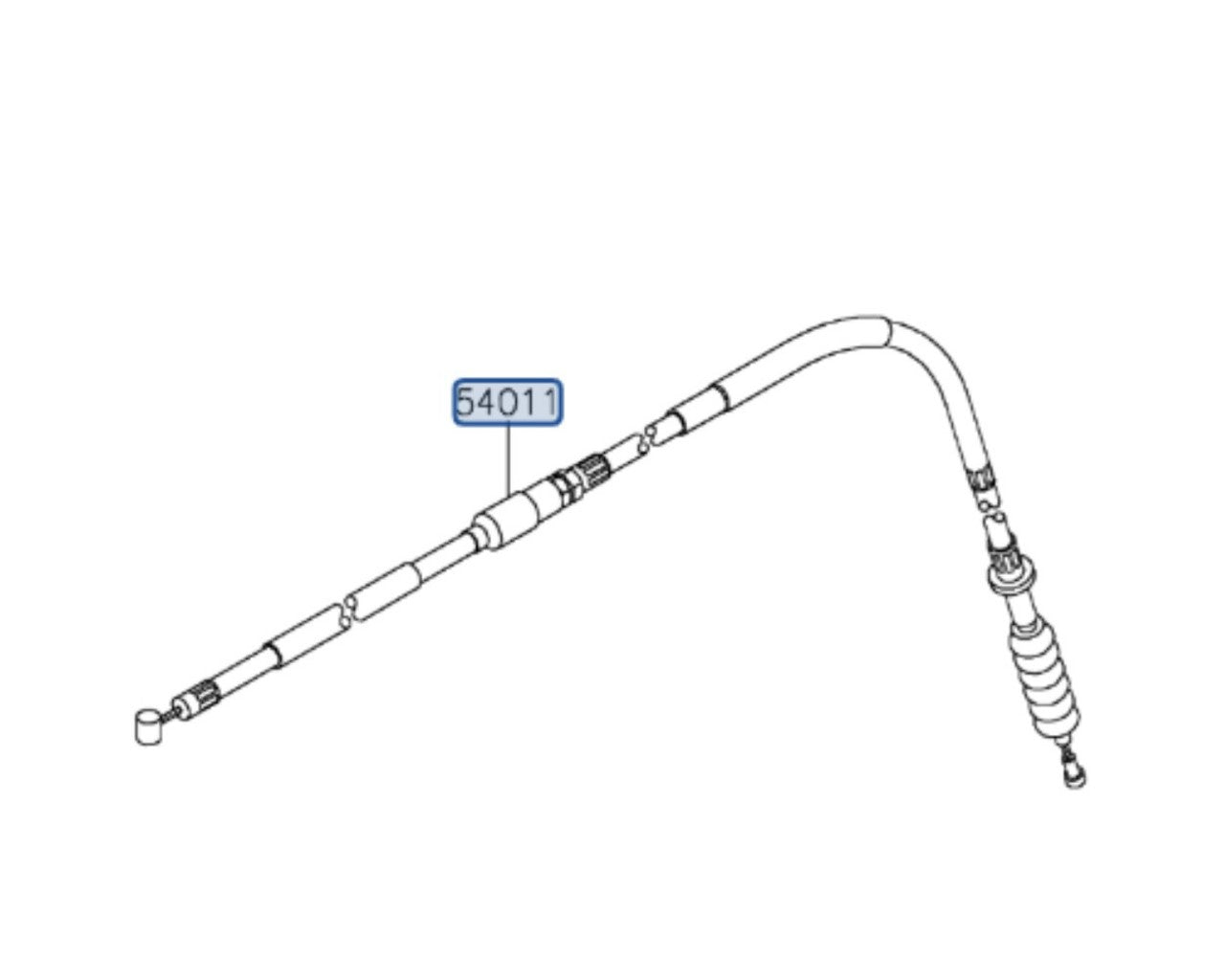 Kawasaki Clutch Cable Factory OEM KLX300 KLX300SM 2021+ 54011-0653