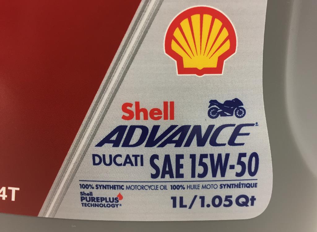 Ducati Shell Advance 15w-50 Factory Motorcycle Engine Oil Liter 550047581