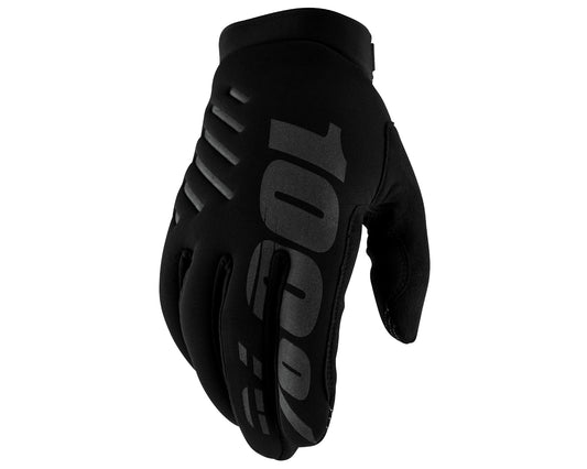 100% Brisker Off Road MX Men's Gloves Black 