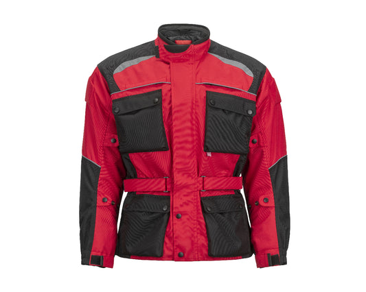 Noru Bosui 3/4 Waterproof Jacket Black/Red