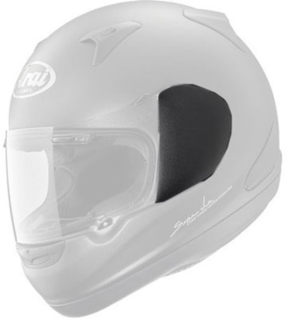 Arai Helmet SAI Shield Cover  RX-Q Vector-2 Sig-2 Defiant Corsair V Gloss Black