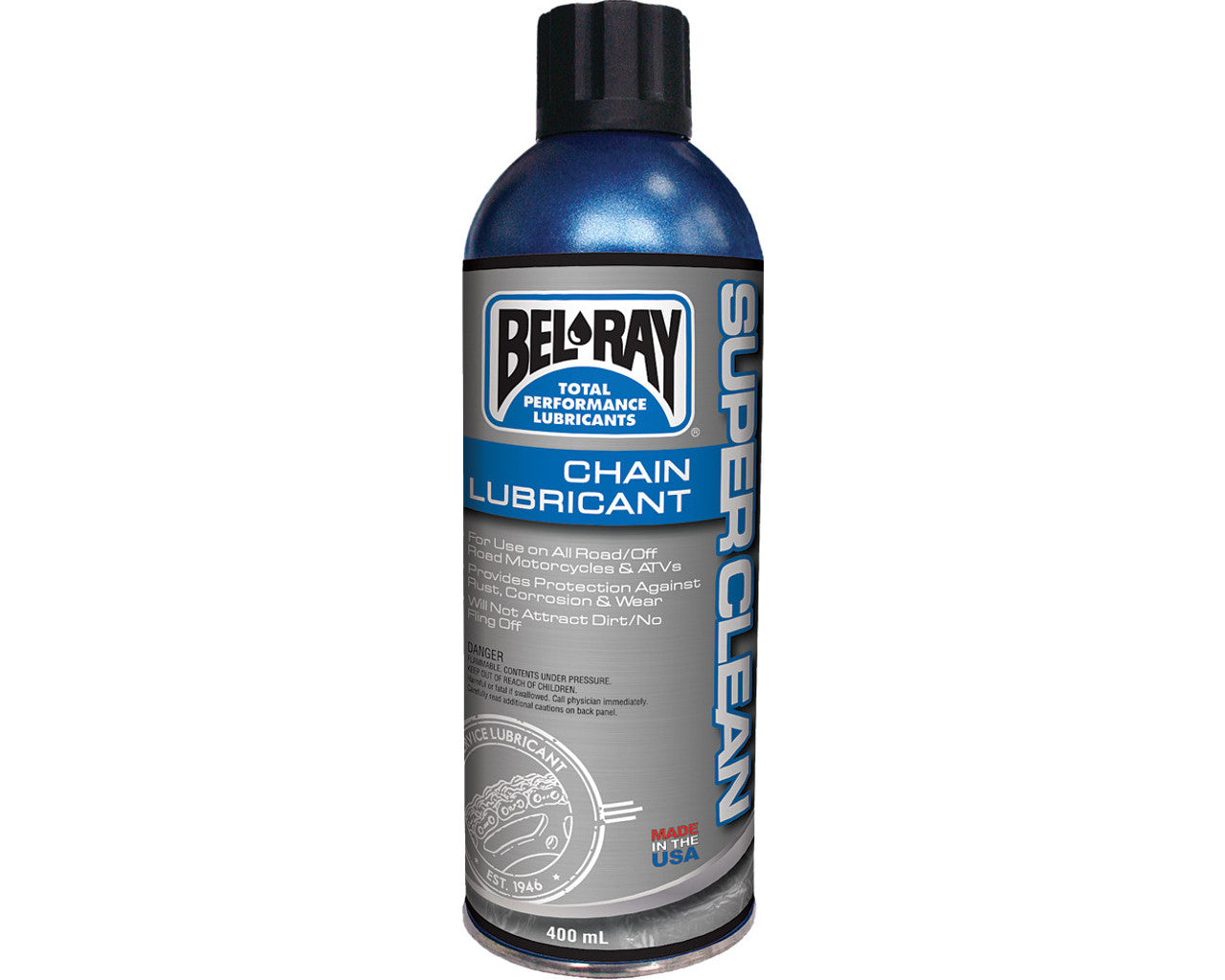 BelRay Super Clean Chain Lube 400ML Spray-On