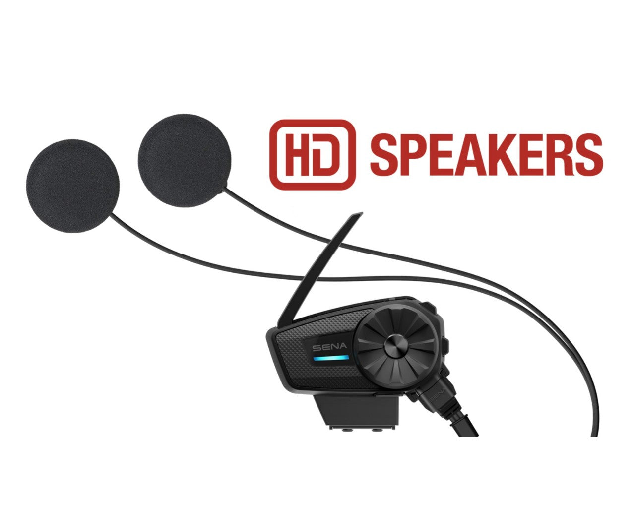 Sena Spider ST1 Dual Pack Mesh Helmet Communication System HD Speakers 