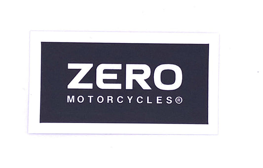 Zero Electric Motorcycles Decal Sticker Black 85-00014