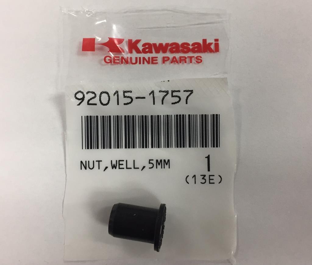 Kawasaki OEM Body Windshield Wellnut 5mm 92015-1757