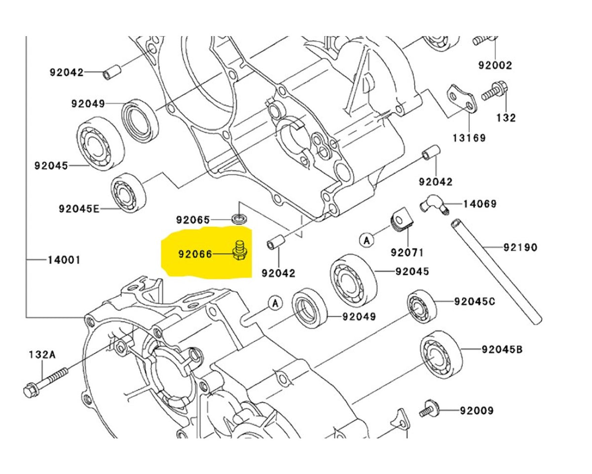Kawasaki Oil Drain Bolt KLX300 KX80 KX125 KX250 KDX 92066 1241 Koup s kawasaki-oil-drain-bolt-klx300-kx80-kx125-kx250-kdx-92066-1241-koup-s