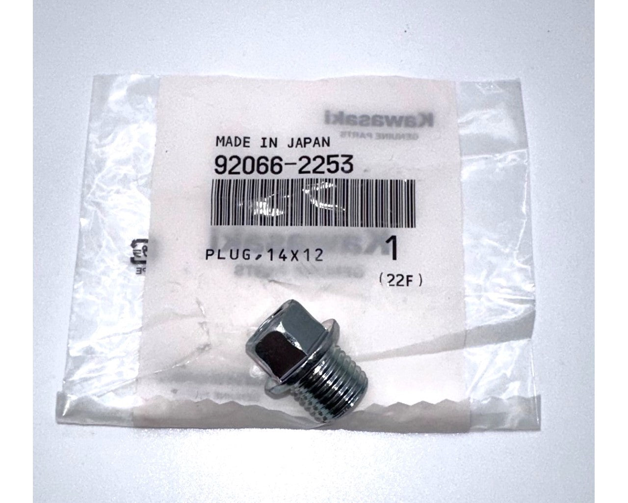 Kawasaki Oil Drain Bolt Mule 610 3010 4010 SX 92066-2253