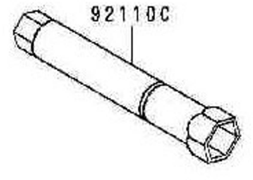 Kawasaki OEM Thin Wall Spark Plug Wrench 18mm 92110-1111 92110-1135