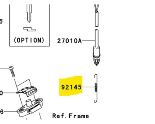 Kawasaki OEM Rear Brake Switch Spring Multi-Fit Ninja ZX6 ZX10 92145-0091