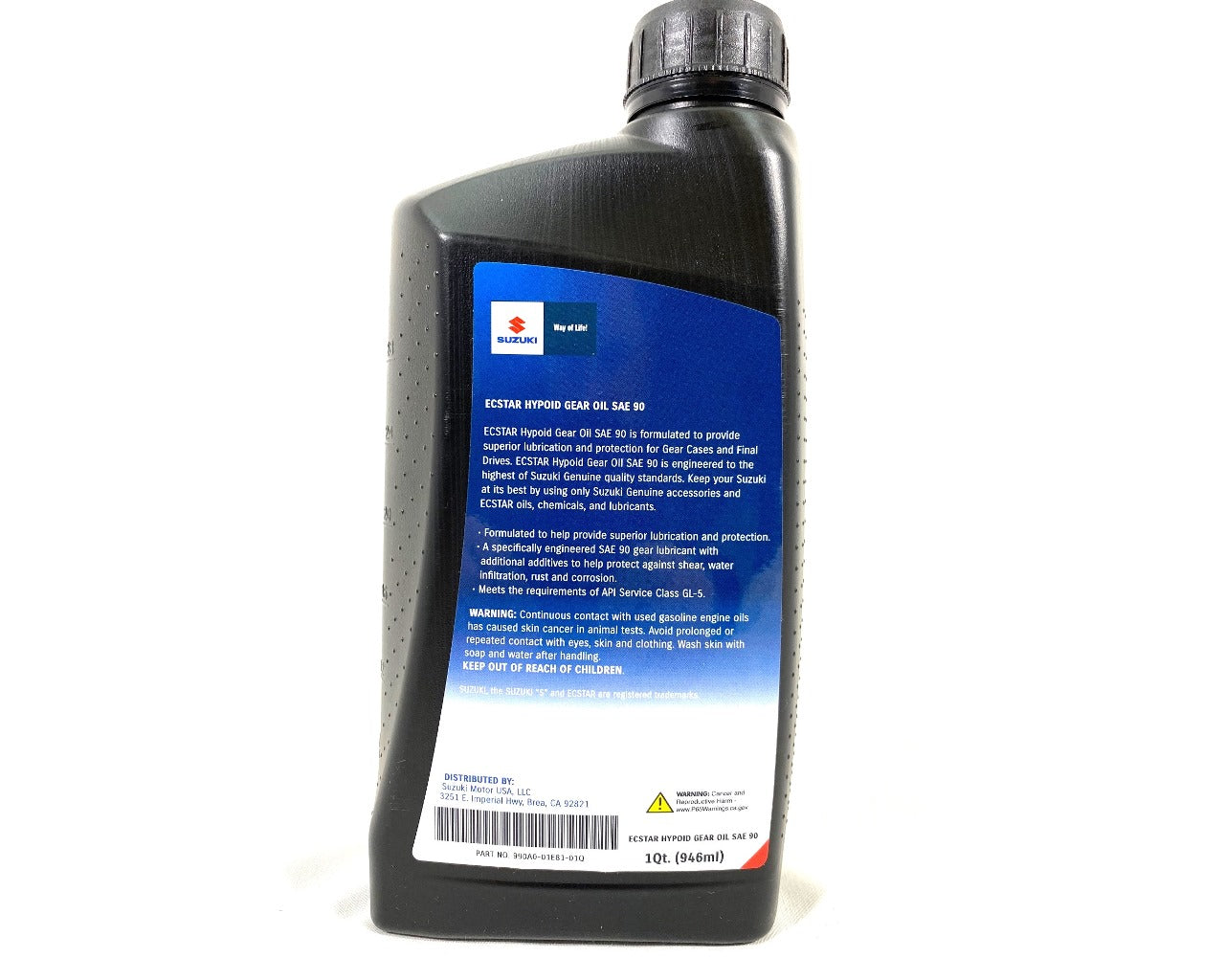 Suzuki Ecstar Hypoid Gear Oil 80w-90 32oz 990A0-01E81-01Q