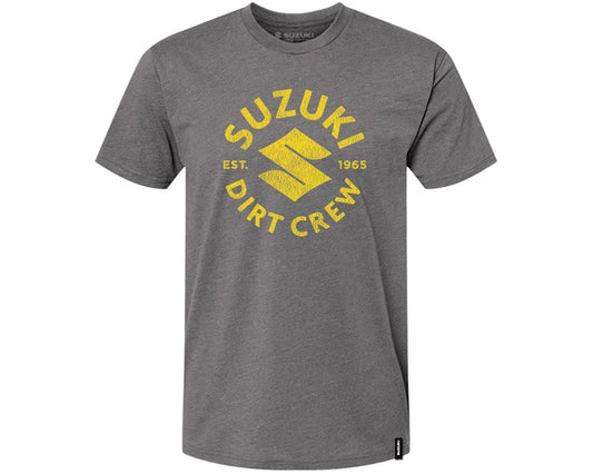 Suzuki Dirt Crew Est 1966 T-Shirt Grey 