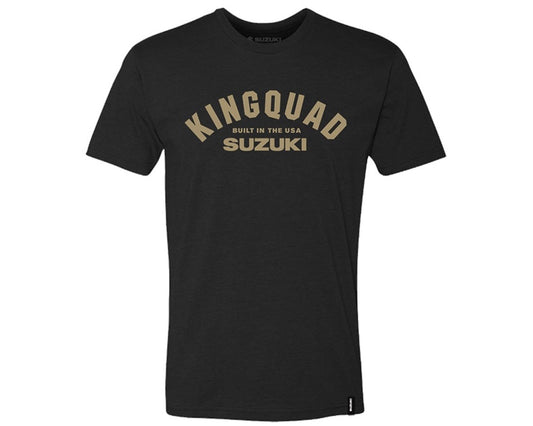 Suzuki KingQuad Bulit in the USA T-Shirt Black 
