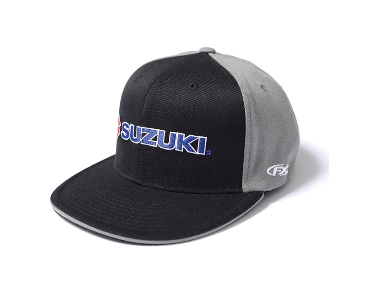 Suzuki Logo Flexfit Baseball Cap 990A0-17198 Grey / Black